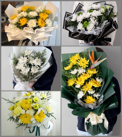 安徽黄山市祁门县祁山镇漳源村白事花束代送